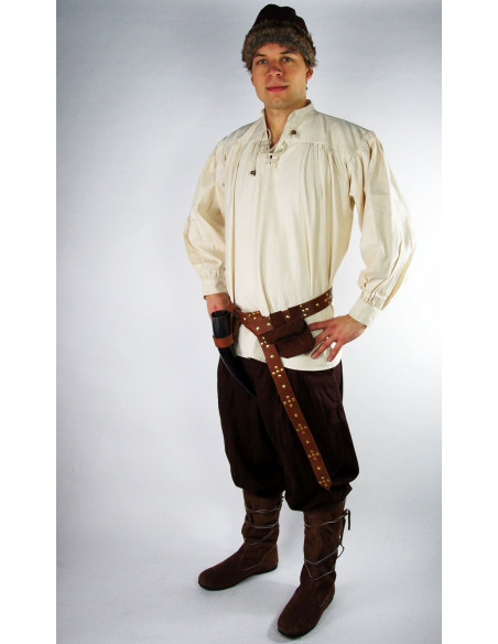 Cappello vichingo Ulf in pelle