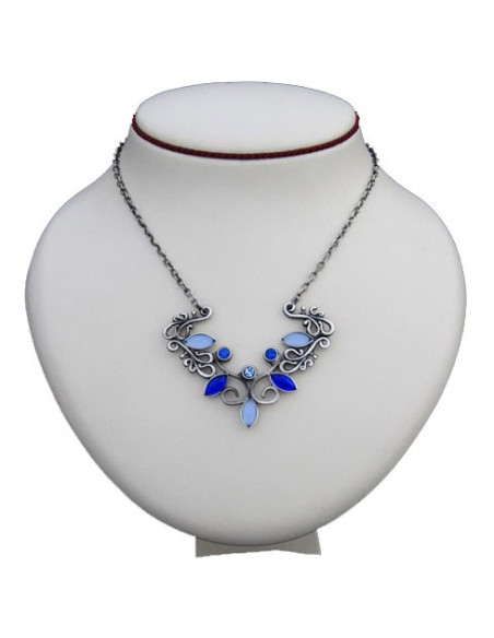 Pendente con perle di cristallo