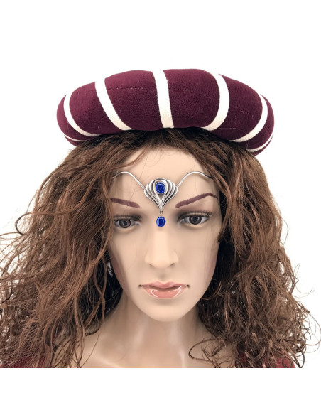 Diadema con perle di cristallo