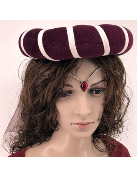 Diadema con perle di cristallo