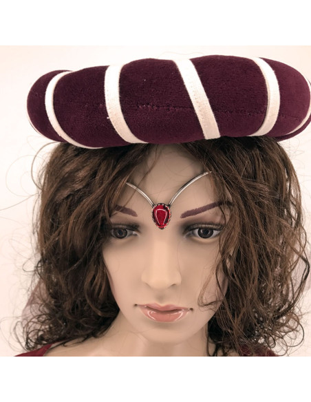 Diadema con perle di cristallo