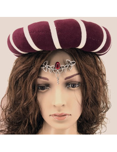 Diadema con perle di cristallo 2