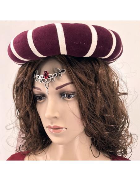 Diadema con perle di cristallo