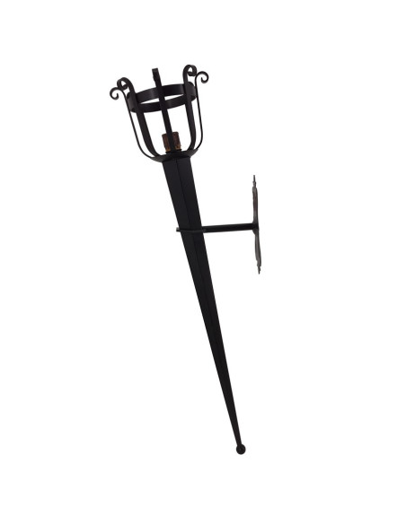 Torcia Forge applicare 1 luce, 114x26 cm.