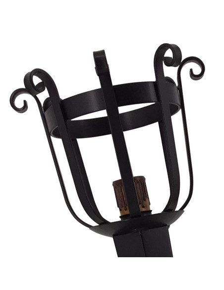 Torcia Forge applicare 1 luce, 114x26 cm.