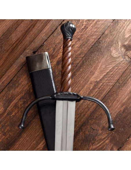 Spada medievale lunga o bastarda per esercitazioni