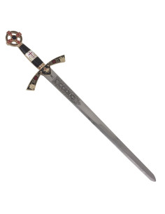 Spada templare cadetto d'oro. 76cm. 2