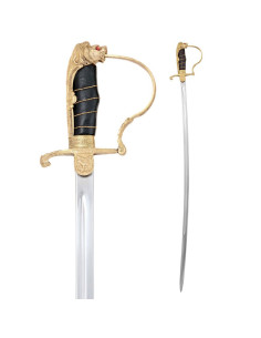 Testa di leone sciabola ufficiale tedesca 2