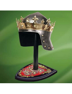 Corona reale medievale in ottone 2