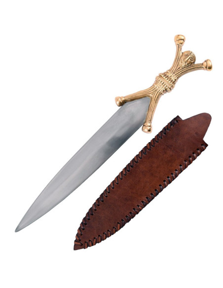 Pugnale celtico Antenne con fodero