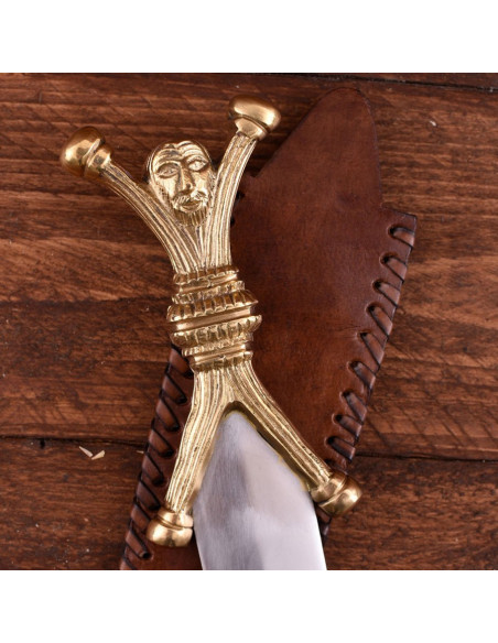 Pugnale celtico Antenne con fodero