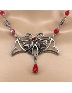 Pendente con perle di cristallo 2