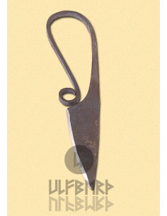 Coltello medievale forgiato a mano