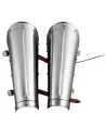 Coppia di schinieri metallici