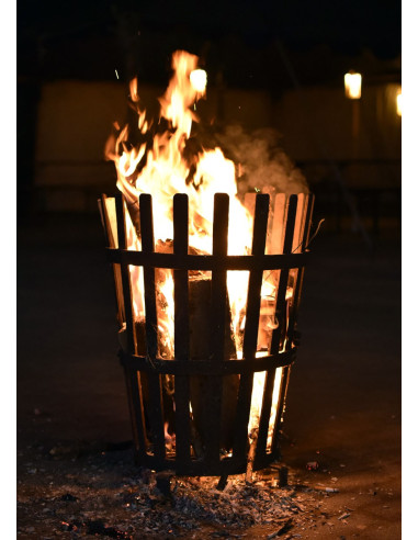 Cesto romano per accendere il fuoco