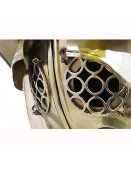 Elmo Tracio Pompei in ottone