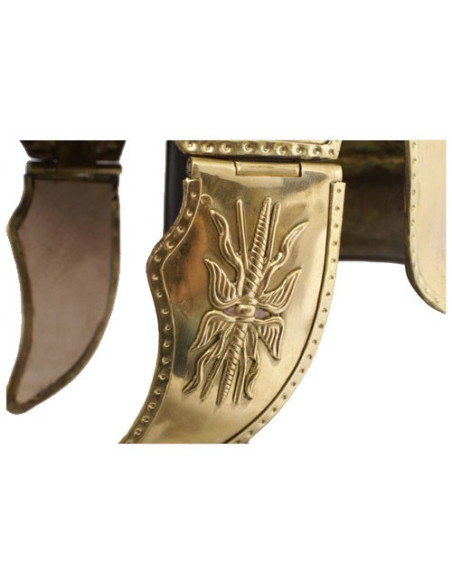 Elmo greco con pennacchio