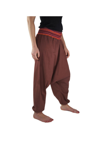 Pantaloni a gamba larga Jessie, rosso marsala