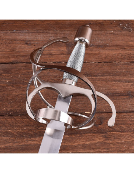 spada a stocco con lama larga