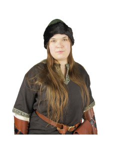 Berretto da vichingo Ulf verde