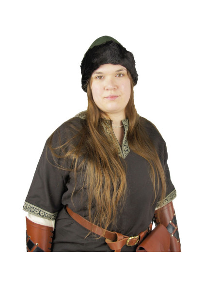 Berretto da vichingo Ulf verde