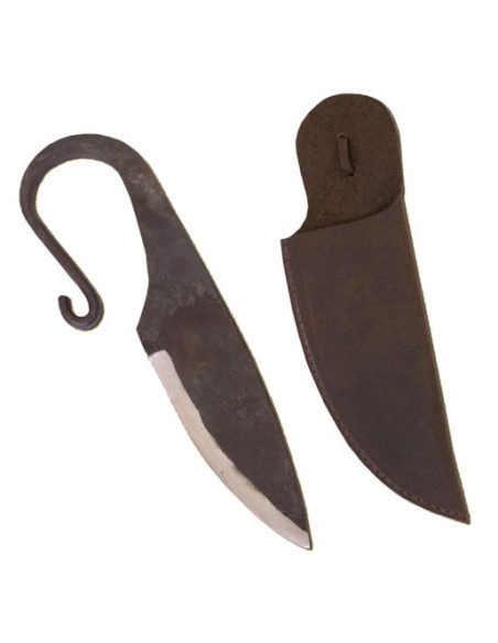 Coltello vichingo, forgiato a mano
