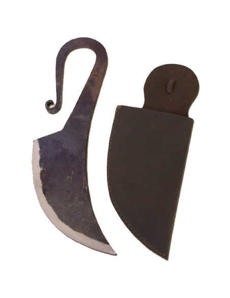 Coltello medievale forgiato a mano