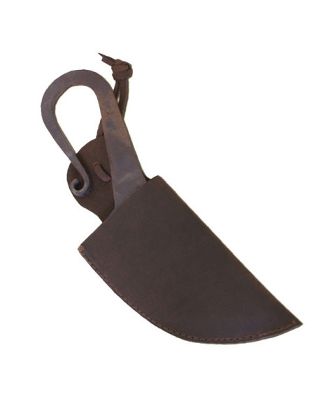 Coltello medievale forgiato a mano