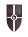 scudo medievale in legno