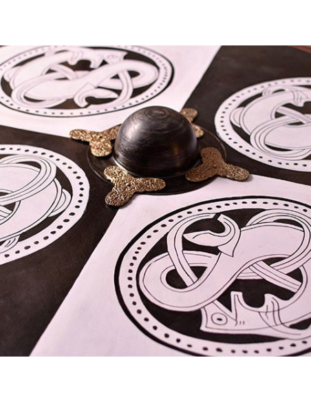 Scudo vichingo grifone norreno