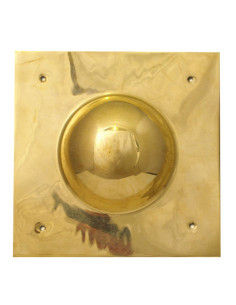 Umbo quadrato in ottone