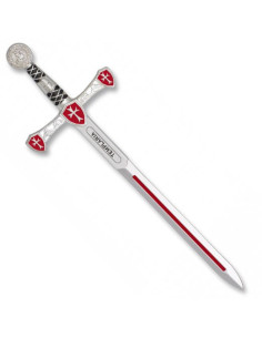 Minispada templare in zinco