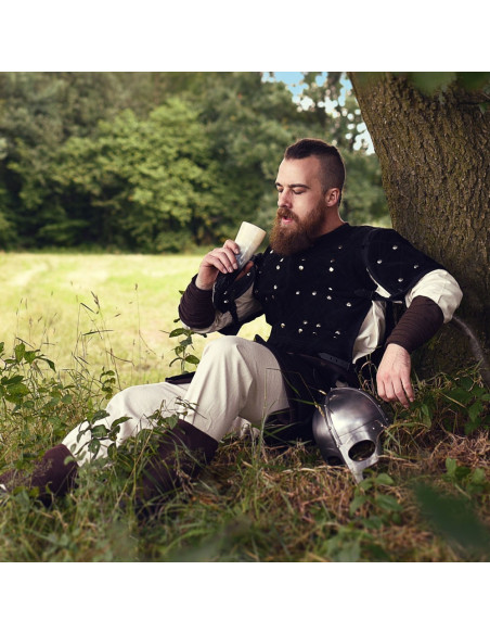 Elmo vichingo con protezione per gli occhi