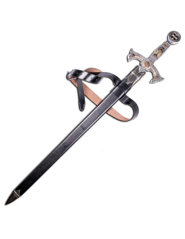 Spada dei Templari in Argento