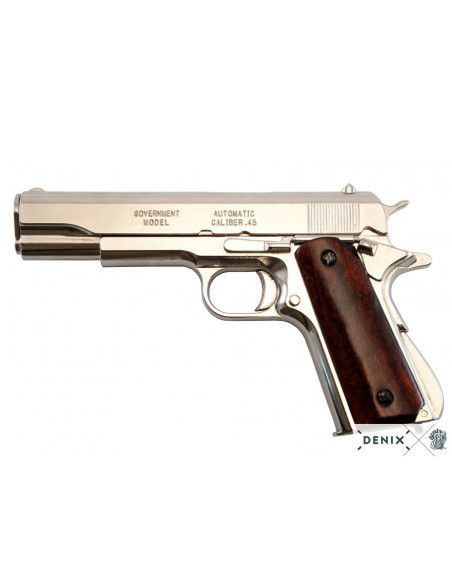 Pistola automatica M1911A1 nichelata, USA 1911