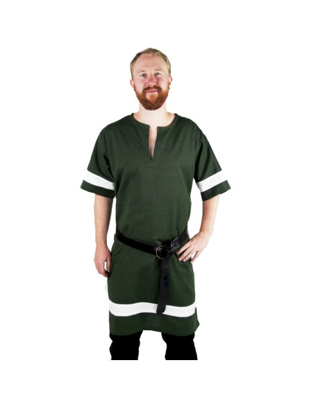 Tunica romana verde-bianca