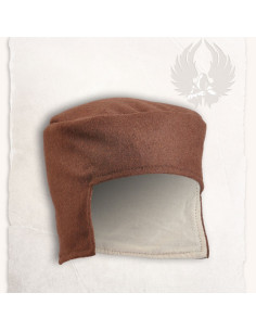 berretto marrone cappello medievale