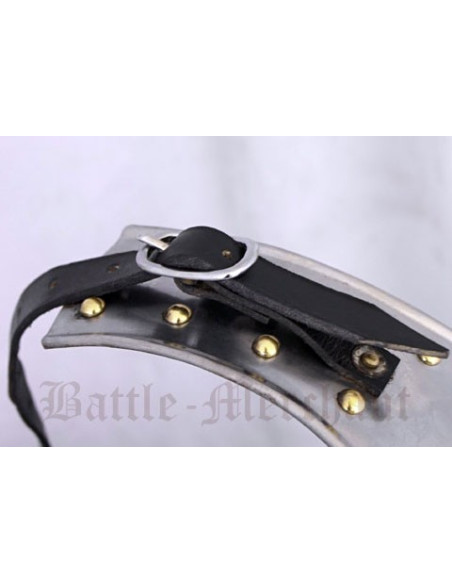 Pettorale medievale in acciaio, regolabile