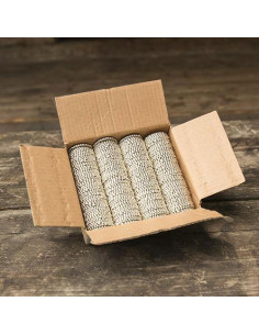 Set di 200 monete leone medievali placcate in argento