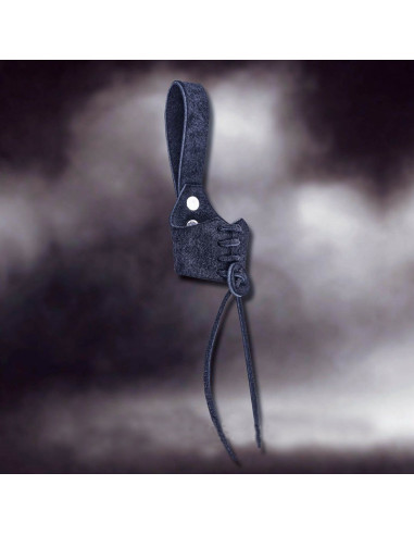 Corno vichingo senza foro, 38 cm.