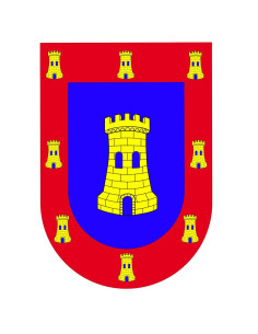 Castelli di armi scudo scudo medievale