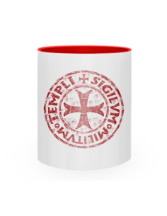 Boccale in ceramica Sigillo Croce Templare 2