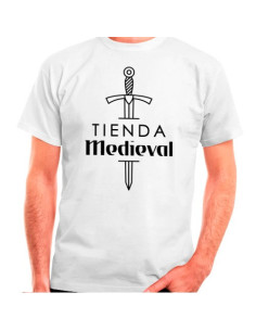 T-shirt bianca di Medieval-Shop