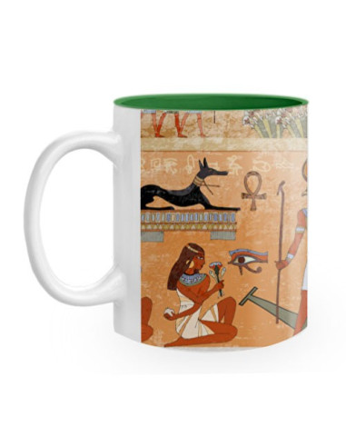 Tazza in ceramica Faraoni e divinità egizie