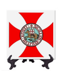 Piastrella Paté Croce e Cavalieri Templari