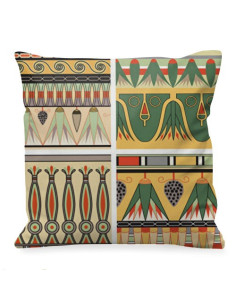 Cuscino con decoro egiziano