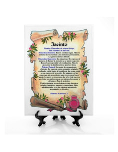 Piastrella personalizzata con 1 nome + supporto