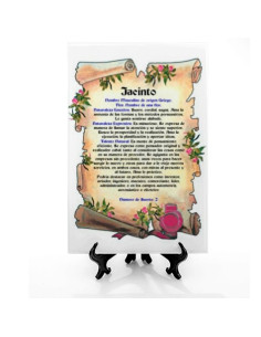 Piastrella personalizzata con 1 nome + supporto 2