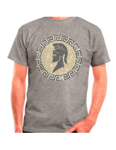 T-shirt Spartano grigia, manica corta