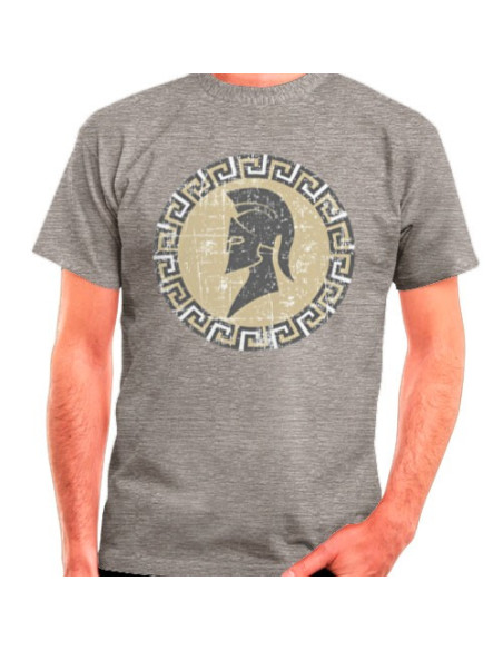 T-shirt Spartan grigia, manica corta